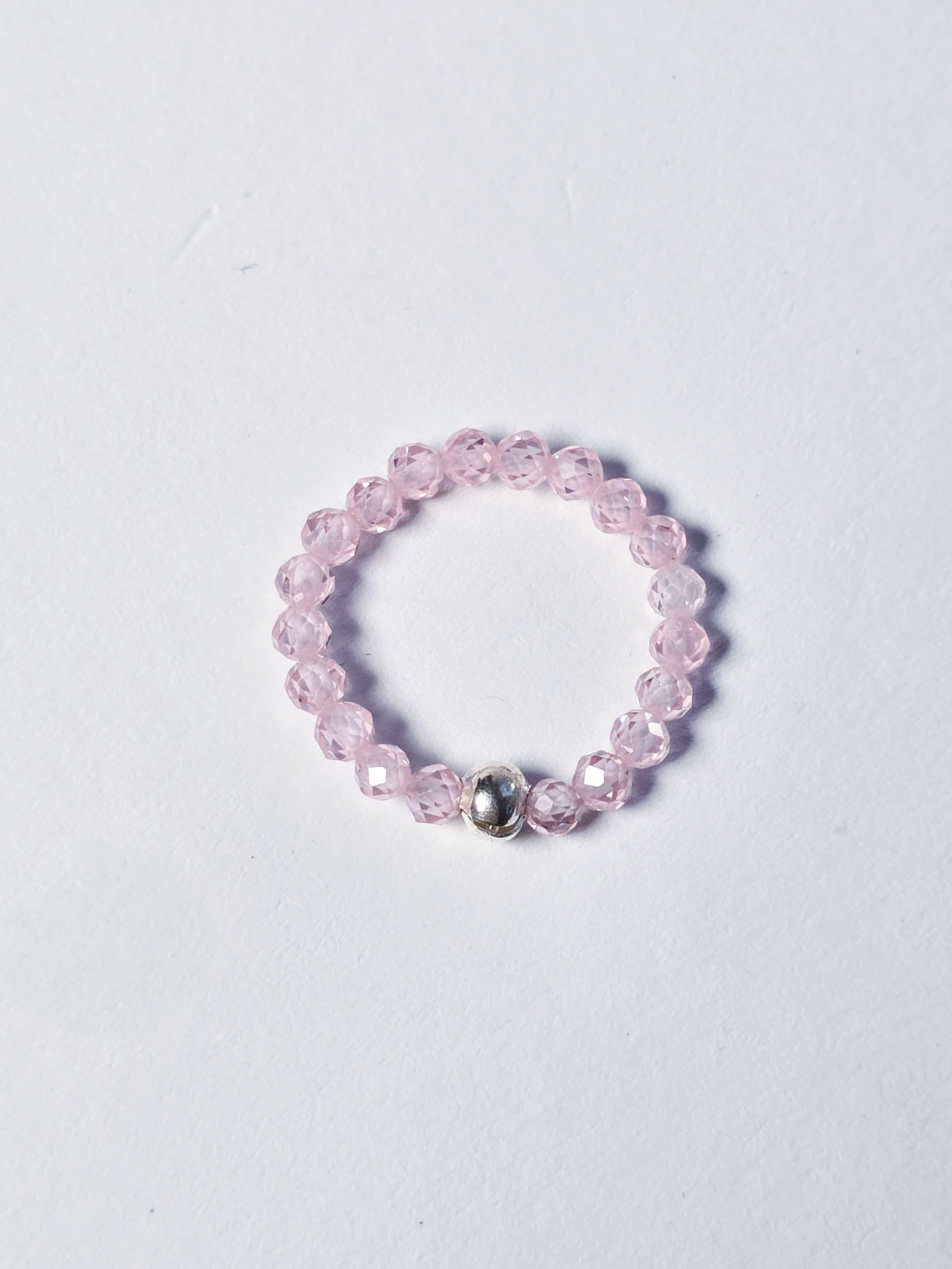 Кабулучка на еластичній основі №13 Рожевий циркон